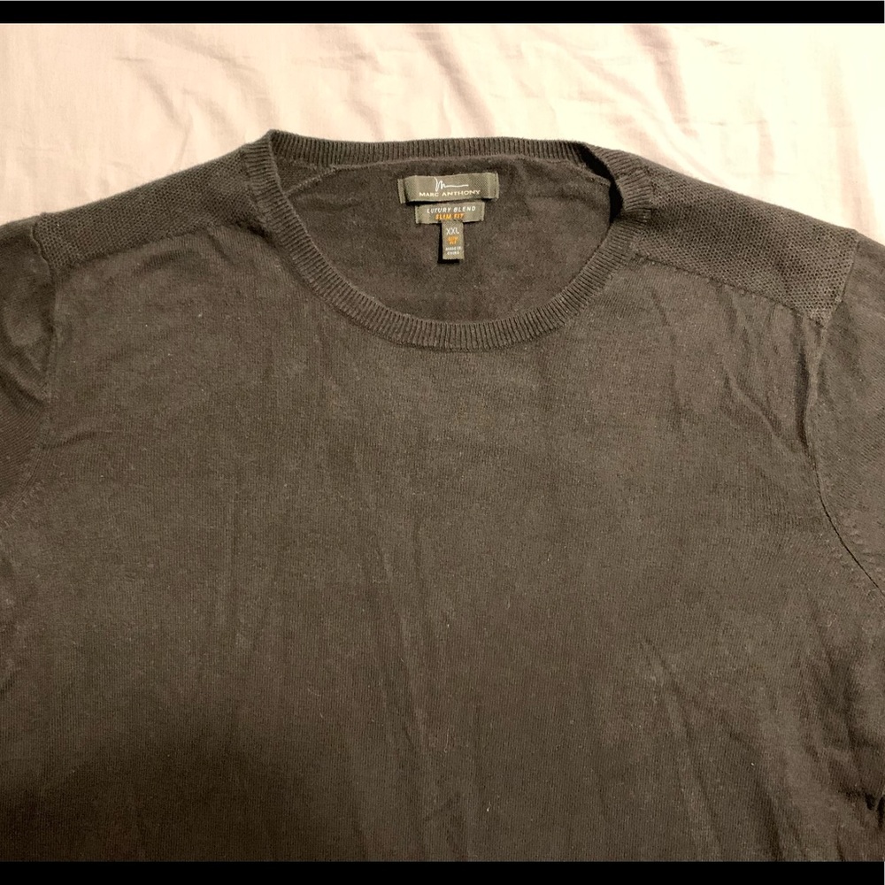Marc Anthony:Luxury blend-slim fit-Sweater 60%cotton-30%modal-10%nylon.Size XXL.